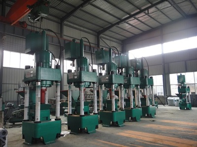 鑫源液压全自动金属屑压块机 四柱式液压机械的卓越制造者