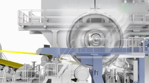 探秘造纸机械 工作流程运行动画解析